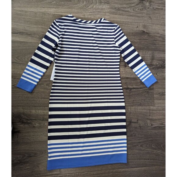 NWT Southern Tide Striped Shift Dress XS Blue White - Picture 7 of 12